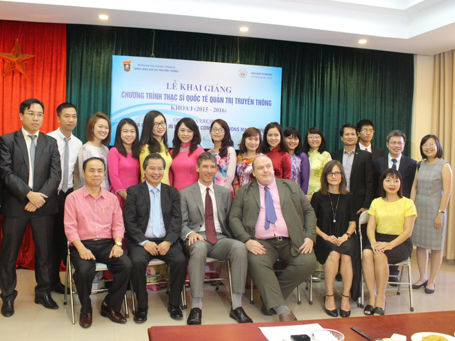 Khai giảng khóa Thạc sỹ liên kết quốc tế về Quản trị truyền thông ảnh 1