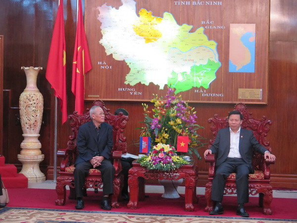 Đoàn đại biểu cấp cao Đảng Nhân dân Campuchia thăm Bắc Ninh ảnh 1