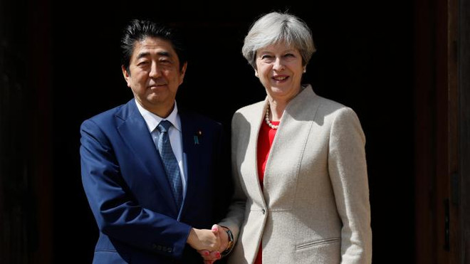 Lãnh đạo Nhật-Anh nhất trí tăng cường gây sức ép với Triều Tiên ảnh 1