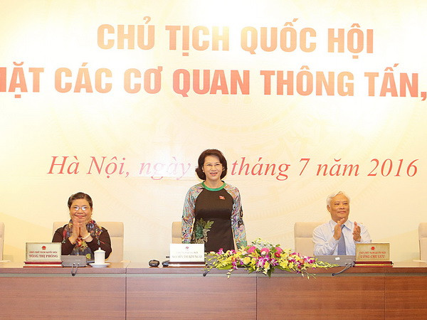 Chủ tịch Quốc hội thông tin về hoạt động của Quốc hội khóa XIV ảnh 1