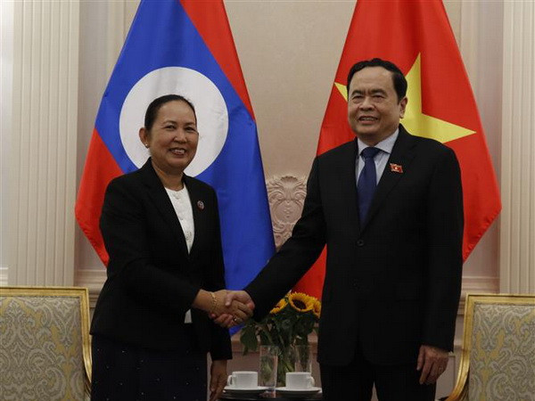 Phó Chủ tịch Quốc hội Trần Thanh Mẫn tiếp Tổng Thư ký Quốc hội Lào ảnh 1