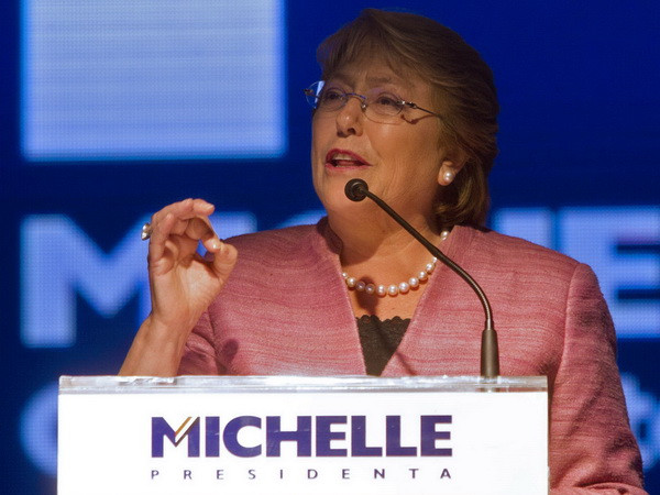 Tổng thống mới đắc cử Chile Michelle Bachelet. (Nguồn: AFP/TTXVN) Tổng thống đắc cử Chile công bố danh sách nội các mới ảnh 1