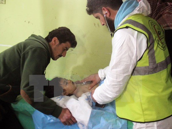 'Chất độc thần kinh Sarin được sử dụng trong vụ không kích ở Syria' ảnh 1