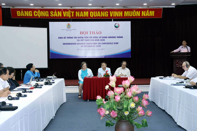 "Đã có 65 quốc gia có lệnh cấm toàn bộ hoặc một phần amiăng" ảnh 1