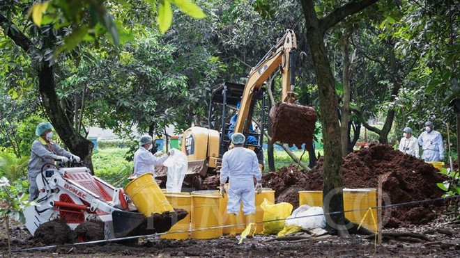 Khu vực nhiễm xạ được phát hiện tại Serpong. (Nguồn: tempo.co) Indonesia lắp đặt máy giám sát dữ liệu bức xạ hạt nhân ảnh 1