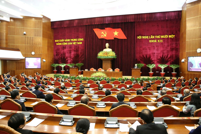 Hình ảnh Bế mạc Hội nghị lần thứ 11 Ban Chấp hành TW Đảng khóa XII ảnh 5