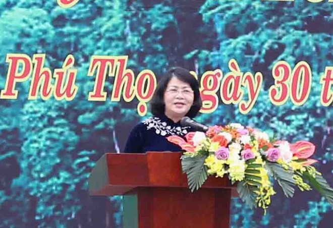 Phó Chủ tịch nước Đặng Thị Ngọc Thịnh phát động Tết trồng cây ảnh 1