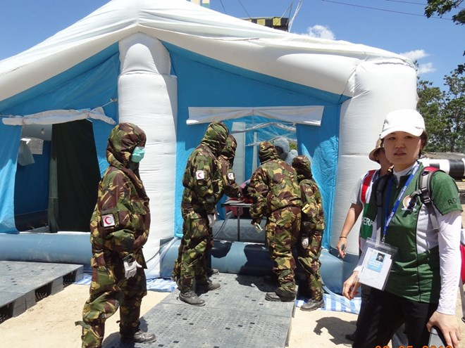 Nga và ASEAN diễn tập quân y ứng phó tình huống khẩn cấp ảnh 1