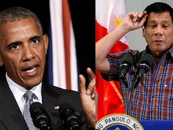 Ông Obama lần đầu chạm mặt ông Duterte sau khi bị lăng mạ ảnh 1