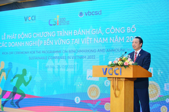 VCCI: ​Phát động chương trình đánh giá doanh nghiệp bền vững năm 2022 ảnh 1