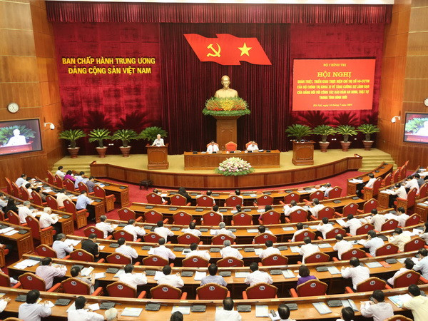 Tăng cường sự lãnh đạo của Đảng đối với bảo đảm an ninh, trật tự ảnh 1