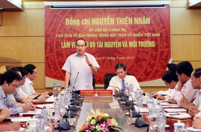 Chủ tịch MTTQ: Vận động tín đồ tôn giáo tham gia bảo vệ môi trường ảnh 1