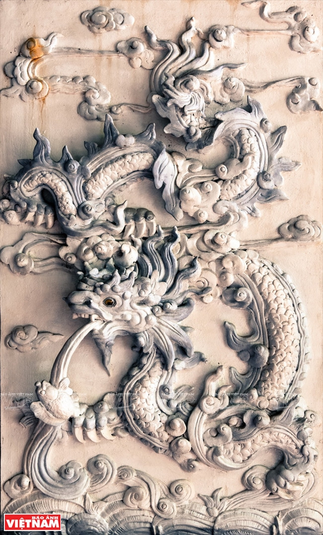 Độc đáo và tinh xảo nghệ thuật đắp phù điêu ở Thạch Xá ảnh 9