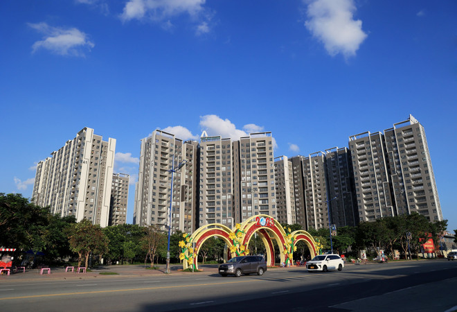 Một góc Thành phố Hồ Chí Minh. (Ảnh: Hồng Đạt/TTXVN) TTXVN_0202TPHCM.jpg