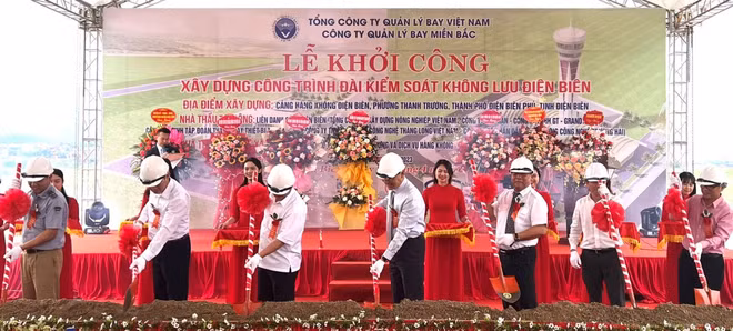 Khởi công dự án đầu tư xây dựng Đài Kiểm soát không lưu Điện Biên ảnh 1