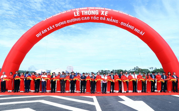 Thông xe Dự án xây dựng đường cao tốc Đà Nẵng-Quảng Ngãi ảnh 1