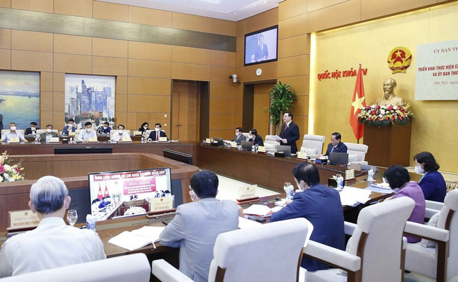 Chủ tịch QH Vương Đình Huệ: Triển khai hiệu quả hoạt động giám sát ảnh 2