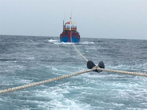 Bình Thuận: Khẩn trương tìm kiếm ba thuyền viên mất tích trên biển ảnh 1