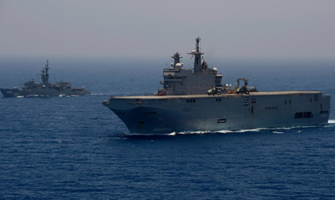 Ai Cập và Pháp tập trận hải quân Cleopatra 2017 ở Địa Trung Hải ảnh 1