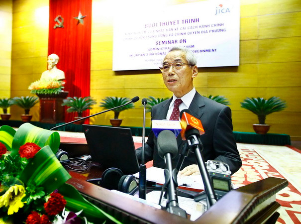 Chuyên gia Nhật Bản thuyết trình tại Hà Nội về cải cách hành chính ảnh 2