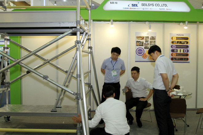 SEILSYS “khoe” giàn nhôm cơ động tại Entech Hanoi 2015 ảnh 1