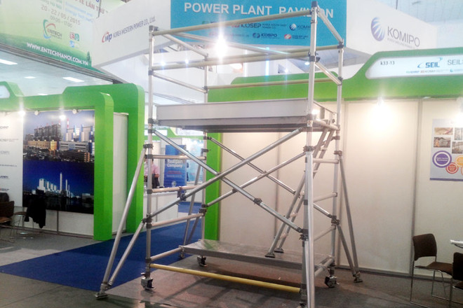 SEILSYS “khoe” giàn nhôm cơ động tại Entech Hanoi 2015 ảnh 2