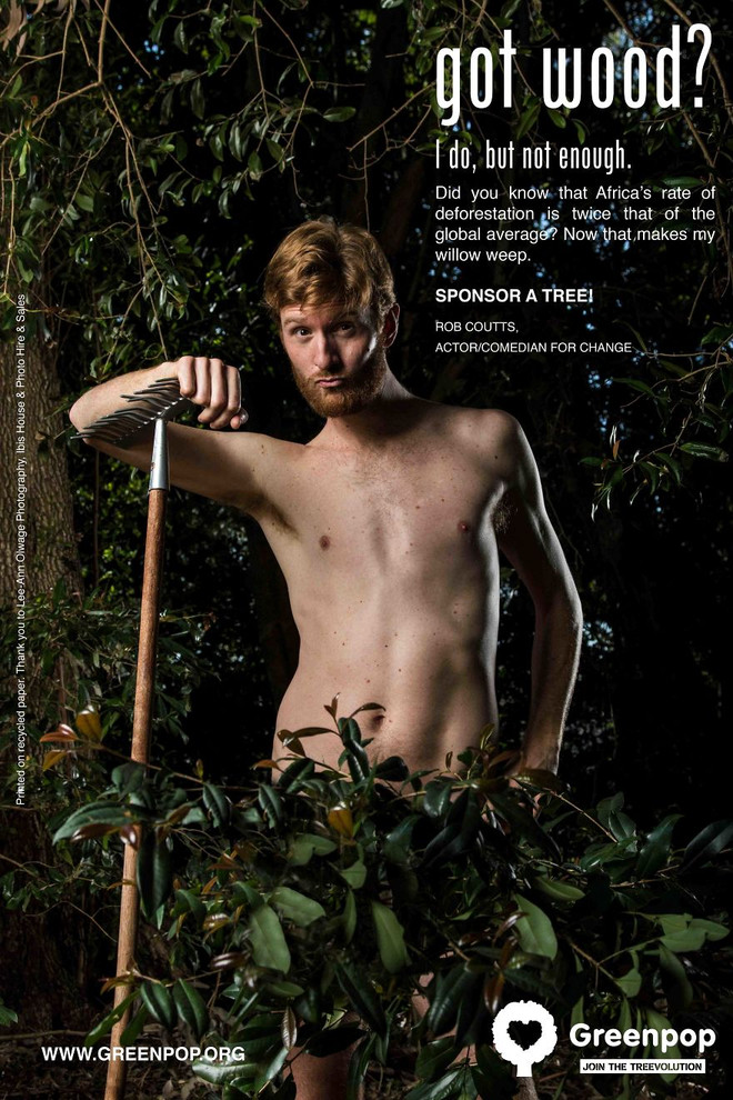 Bỏng mắt với những mỹ nam Nam Phi khỏa thân vì môi trường ảnh 6