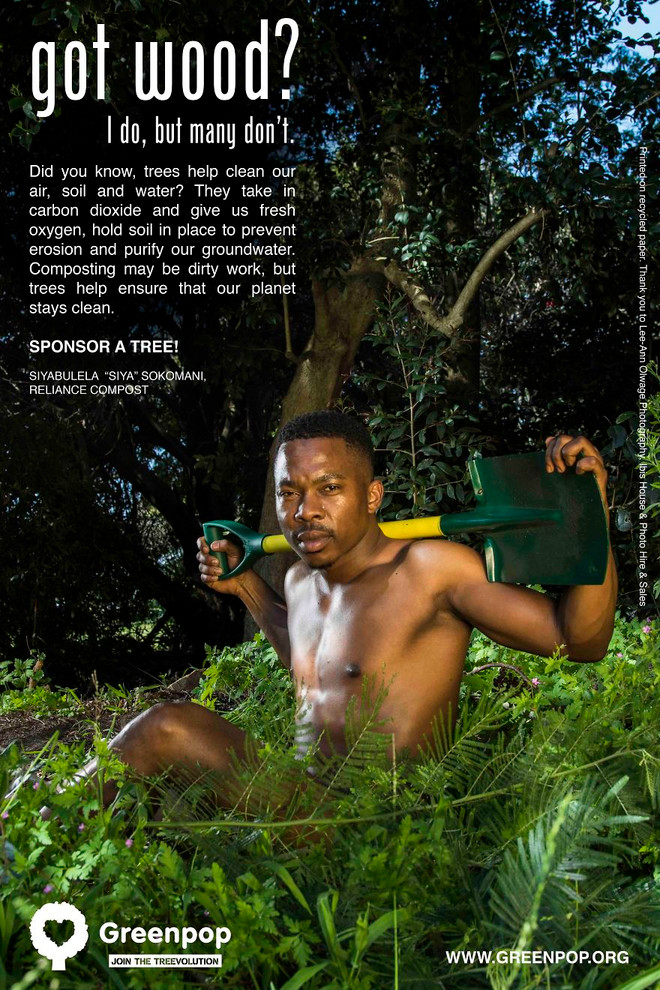 Bỏng mắt với những mỹ nam Nam Phi khỏa thân vì môi trường ảnh 15