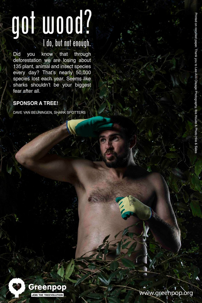 Bỏng mắt với những mỹ nam Nam Phi khỏa thân vì môi trường ảnh 17