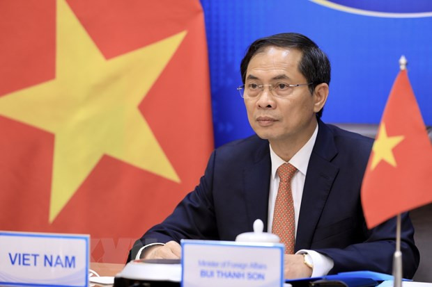 Bộ trưởng Bộ Ngoại giao Bùi Thanh Sơn. (Ảnh: Lâm Khánh/TTXVN) Đẩy mạnh ngoại giao kinh tế để chống dịch và phát triển kinh tế ảnh 1