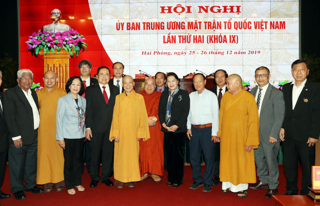 Chủ tịch Quốc hội dự Hội nghị Mặt trận Tổ quốc lần thứ 2 Khóa IX ảnh 1