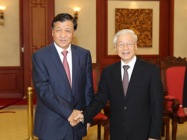 Tổng Bí thư tiếp Đoàn đại biểu Đảng Cộng sản Trung Quốc ảnh 1