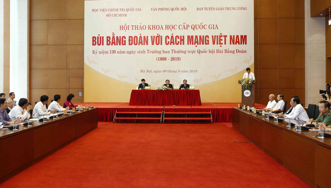 Hội thảo khoa học quốc gia “Bùi Bằng Đoàn với Cách mạng Việt Nam” ảnh 1