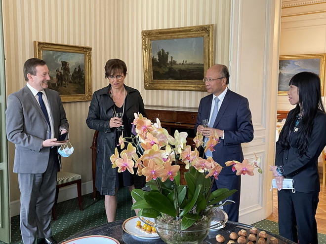 Nghị sỹ Pháp trao đổi thông tin thúc đẩy hợp tác mọi mặt với Việt Nam ảnh 1