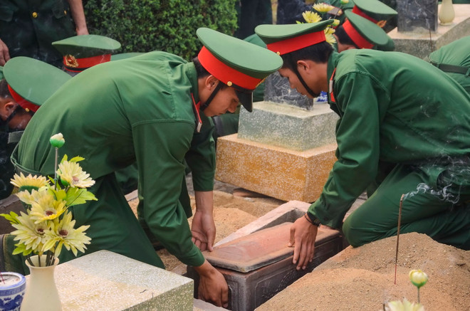 Thanh Hóa tổ chức Lễ truy điệu và an táng 26 hài cốt liệt sỹ ảnh 1