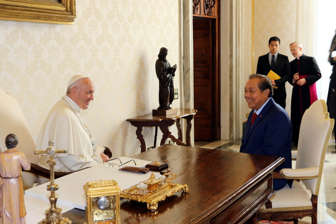 Phó Thủ tướng thường trực Trương Hòa Bình thăm Tòa thánh Vatican ảnh 2