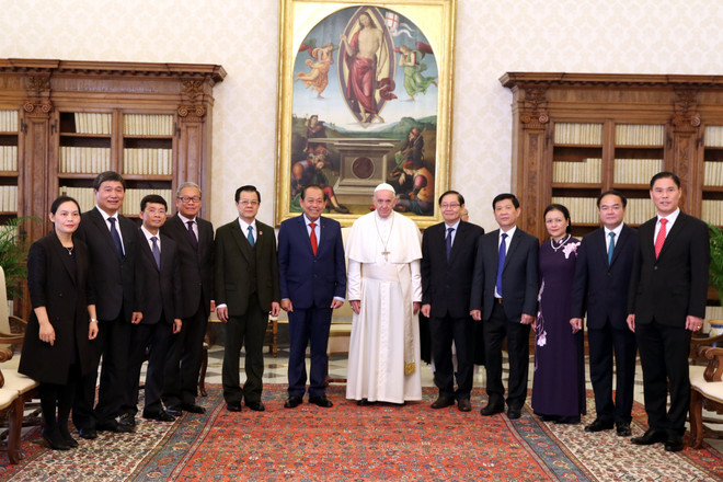Phó Thủ tướng thường trực Trương Hòa Bình thăm Tòa thánh Vatican ảnh 3