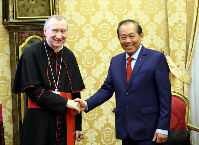 Phó Thủ tướng thường trực Trương Hòa Bình thăm Tòa thánh Vatican ảnh 4