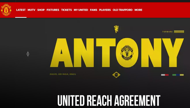 Antony hoàn tất kiểm tra y tế, chuẩn bị chính thức gia nhập M.U ảnh 2
