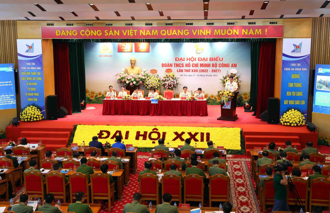 Khai mạc Đại hội Đại biểu Đoàn Thanh niên Bộ Công an lần thứ XXII ảnh 1