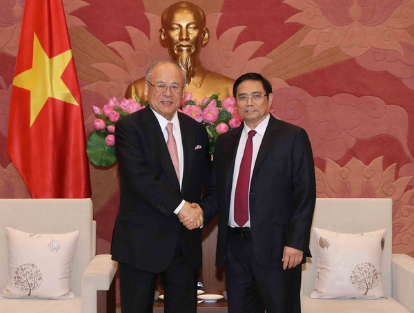 Cố vấn đặc biệt Liên minh nghị sỹ hữu nghị Nhật-Việt tới Việt Nam ảnh 1