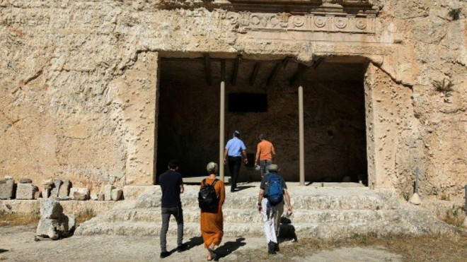 Khu "Lăng mộ các vị vua" mở cửa trở lại. (Nguồn: AFP) 'Lăng mộ các vị vua' ở Jerusalem chính thức mở cửa trở lại ảnh 1