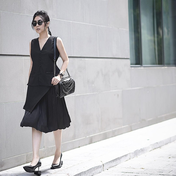 Phong cách thời thượng của tín đồ thời trang Việt ngày giao mùa ảnh 3