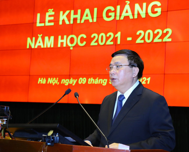 Học viện Chính trị quốc gia Hồ Chí Minh khai giảng năm học 2021-2022 ảnh 2
