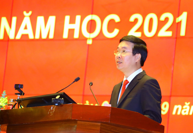 Học viện Chính trị quốc gia Hồ Chí Minh khai giảng năm học 2021-2022 ảnh 3