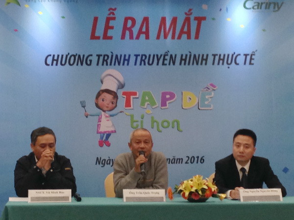 Sân chơi mới cho các đầu bếp nhí trổ tài chuẩn bị lên sóng VTV ảnh 1