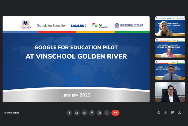 Vinschool hợp tác với Google và Samsung nâng cao chất lượng dạy và học ảnh 1