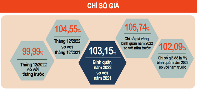 Chỉ số giá tiêu dùng năm 2022 tăng 3,15%, đạt mục tiêu Quốc hội đề ra ảnh 1