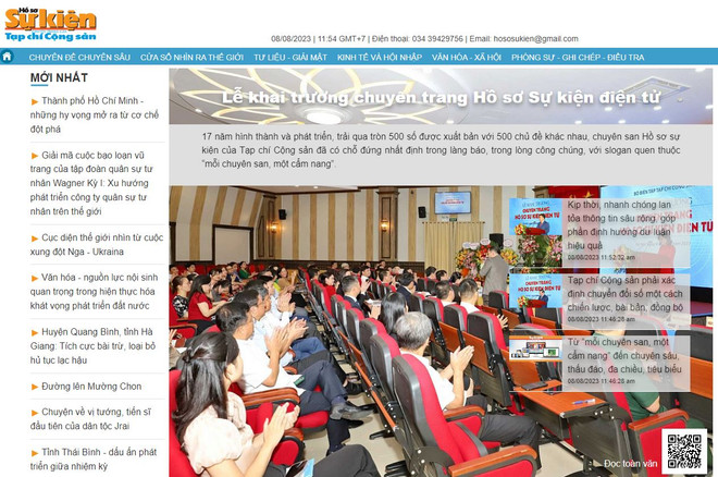 Tạp chí Cộng sản khai trương chuyên trang điện tử Hồ sơ Sự kiện ảnh 2