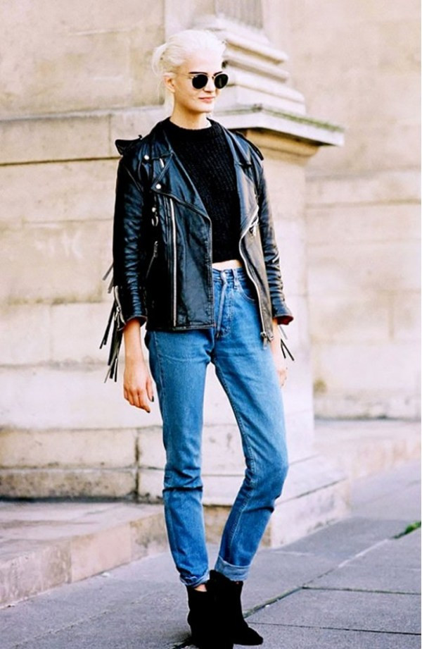 Ngắm những cô nàng cá tính và hấp dẫn với áo crop-top len ảnh 2